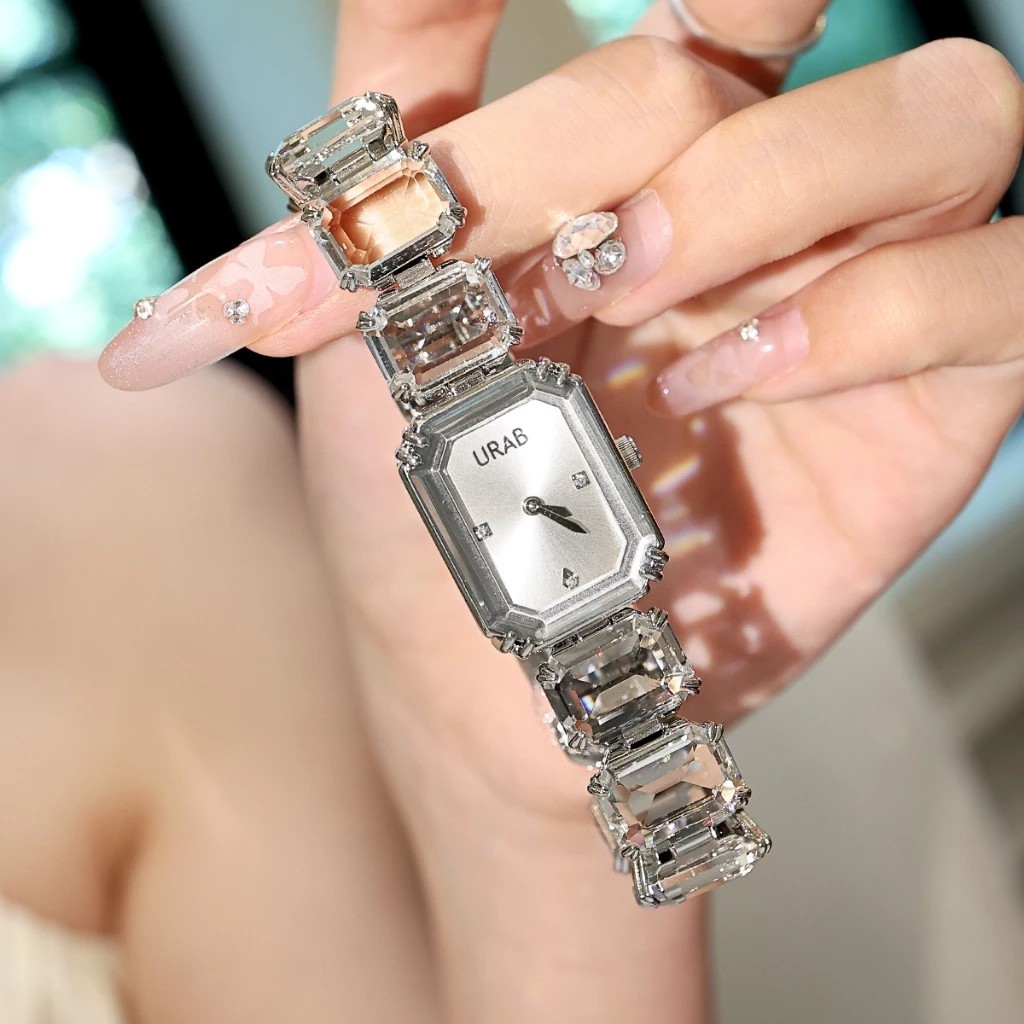 [CILOA] Genuine luxury women's watch, small square face, beautiful quartz women's watch, waterproof women's watch 9142