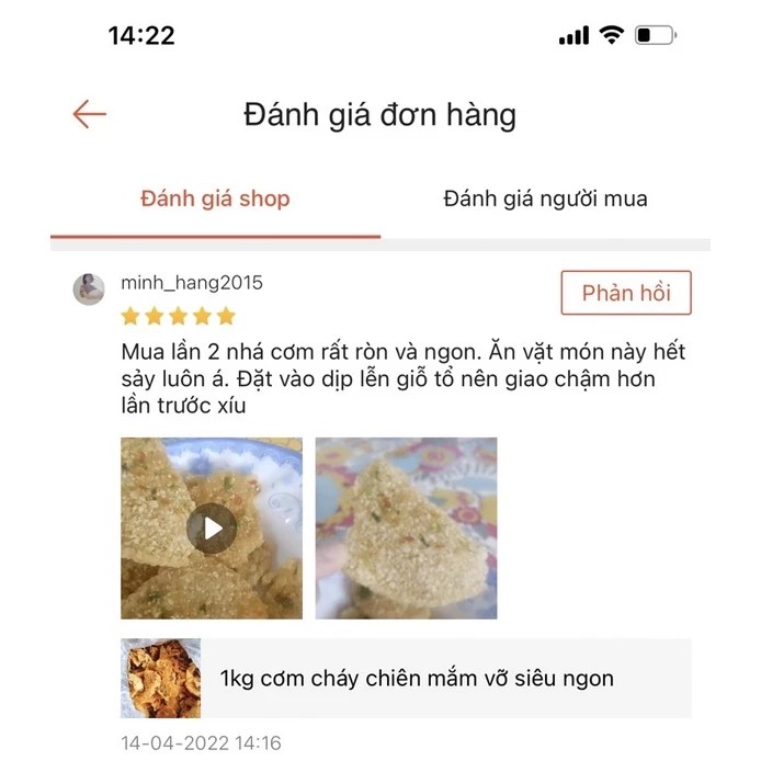 1kg of super delicious fried crispy rice with broken fish sauce
