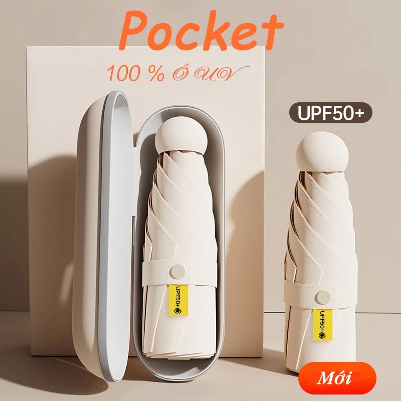 Mini Pocket Umbrella 100% UV Protection Compact Portable Folding Rain Mini Umbrella Sports & Outdoors