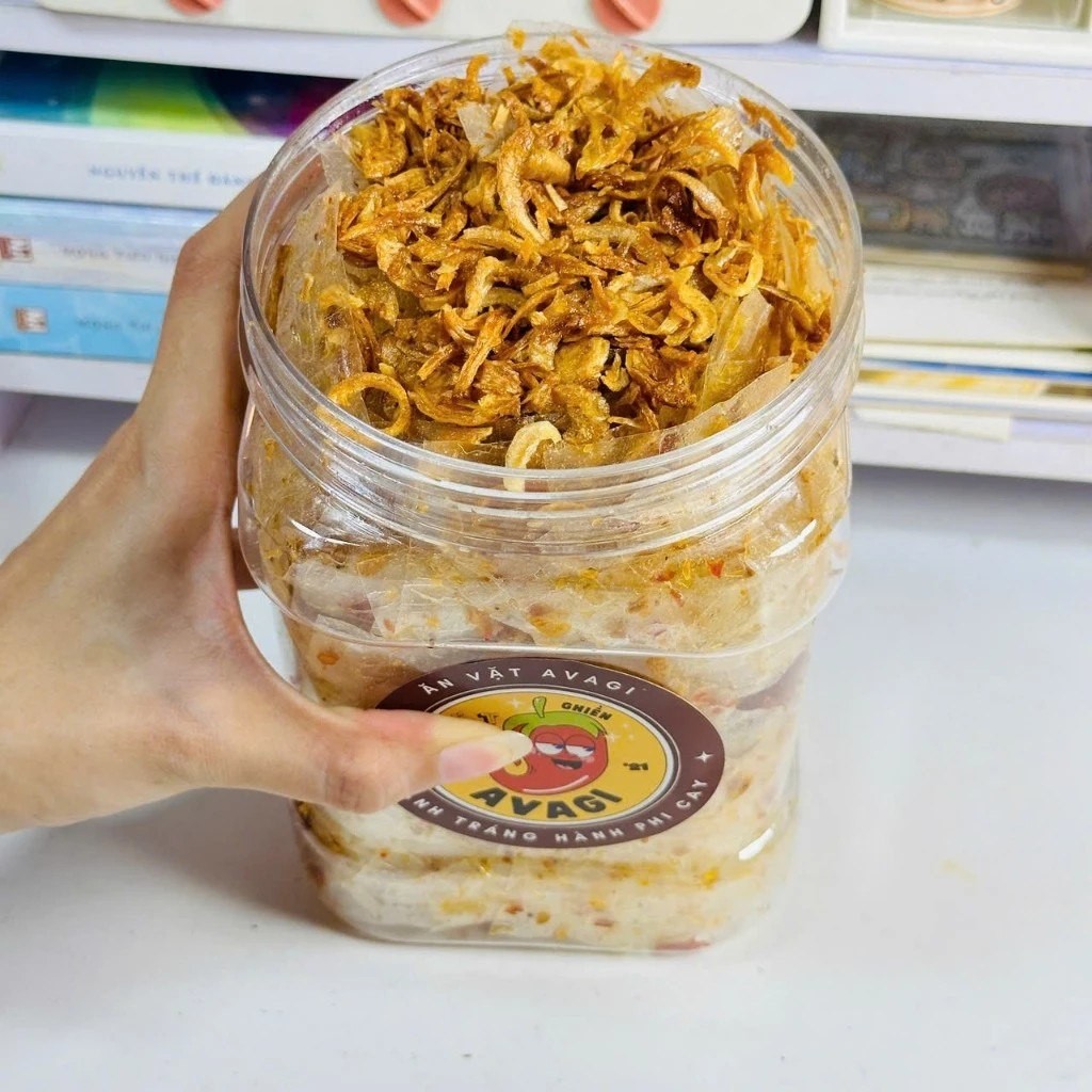 RICE PAPER MIXED WITH FRIED ONIONS - SUPER STICKY SPICY, AVAGI