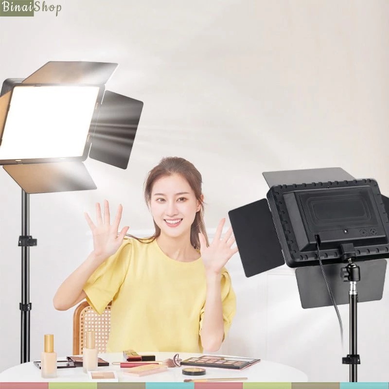 RL-1800 Light - Barndoor LED Light for Filming, Small Studios, Livestream