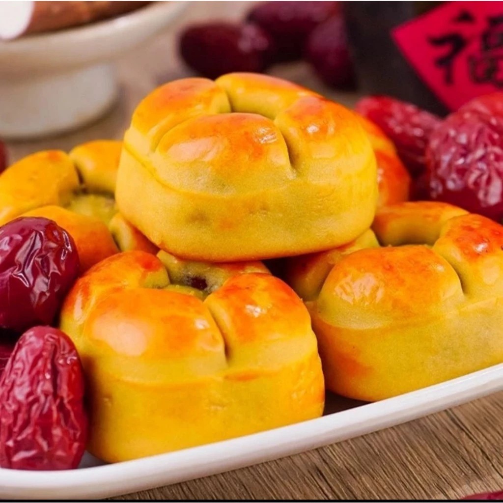 1KG Super Hot Sugar-Free Red Apple, Walnut, Potato and Pea Cake