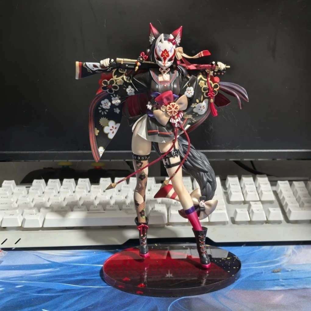 Azuhan model, blue fox model, Sakurako model, decoration, gift box