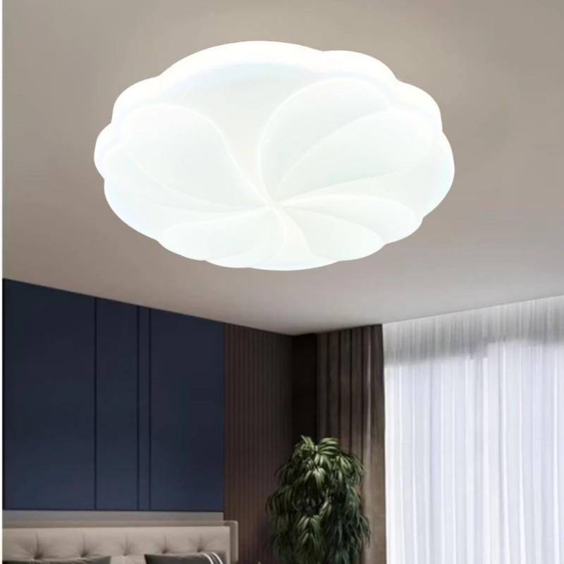 NF HOME LED CEILING LIGHT FOR BEDROOM AND LIVING ROOM DECORATION 50CM, 3 COLOR CHANGING LIGHT 120W