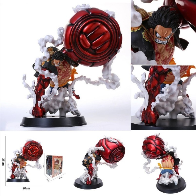 Luffy One Piece Gear 4 25cm Cartoon Character Model
