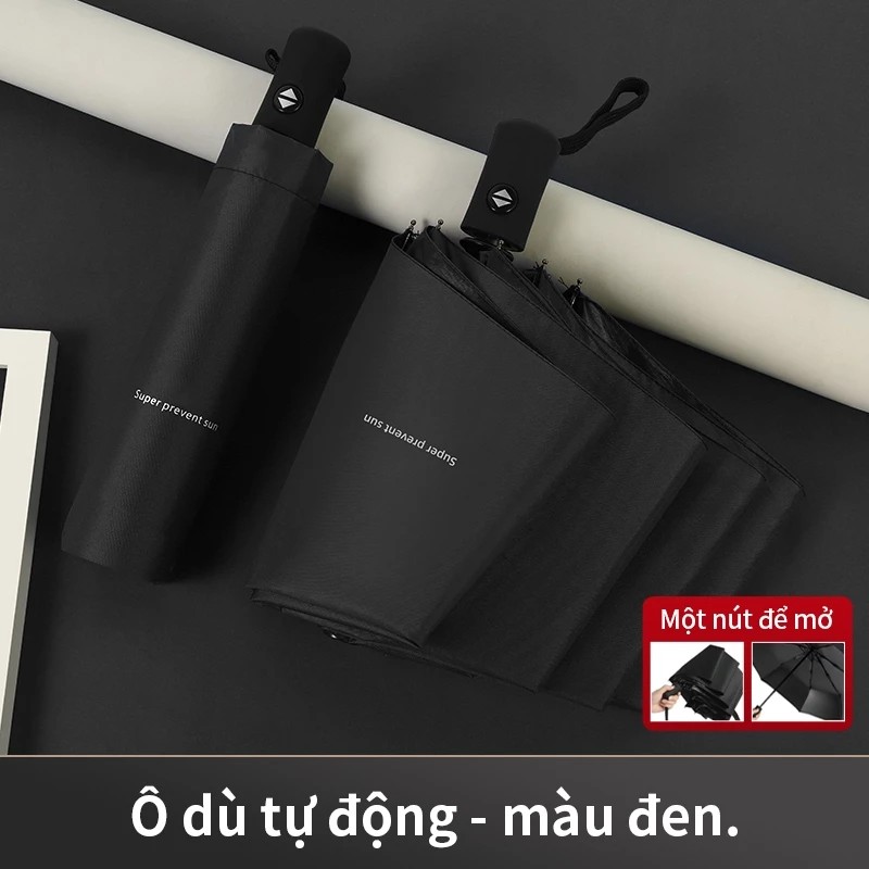AIODIY Folding Umbrella Sun and Rain Protection, Anti-UV, Automatic Open and Close