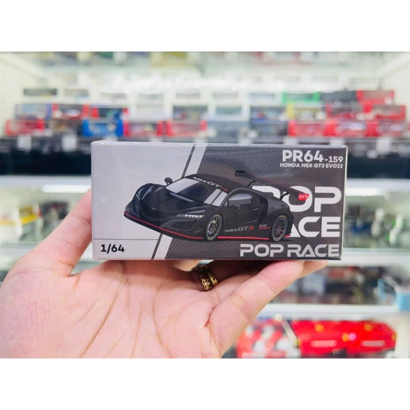 Honda NSX GT3 EVO 22 full carbon model 1:64 Poprace PR640159