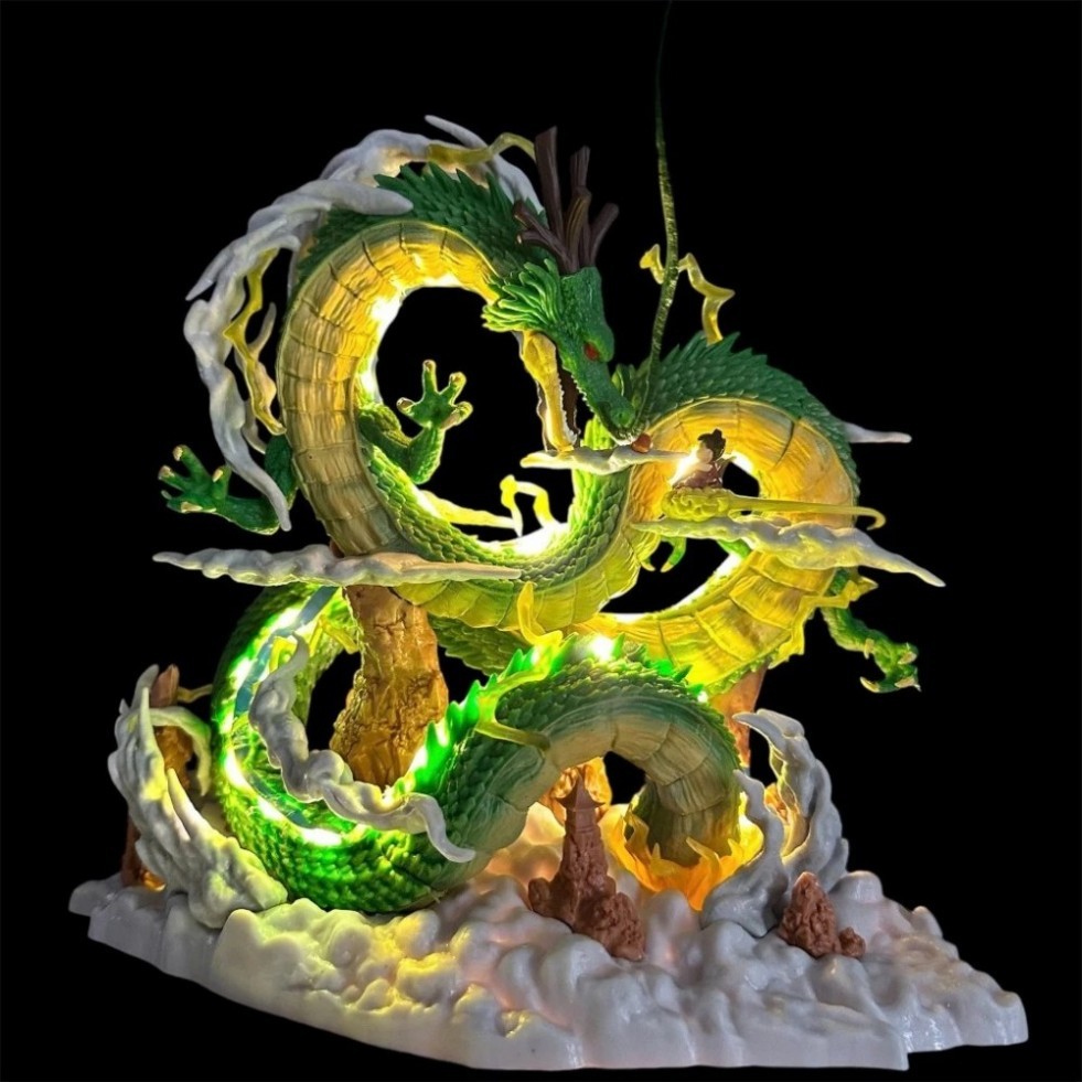 Super beautiful Earth Dragon God model 25cm high - Dragon Ball (LED included) Toy