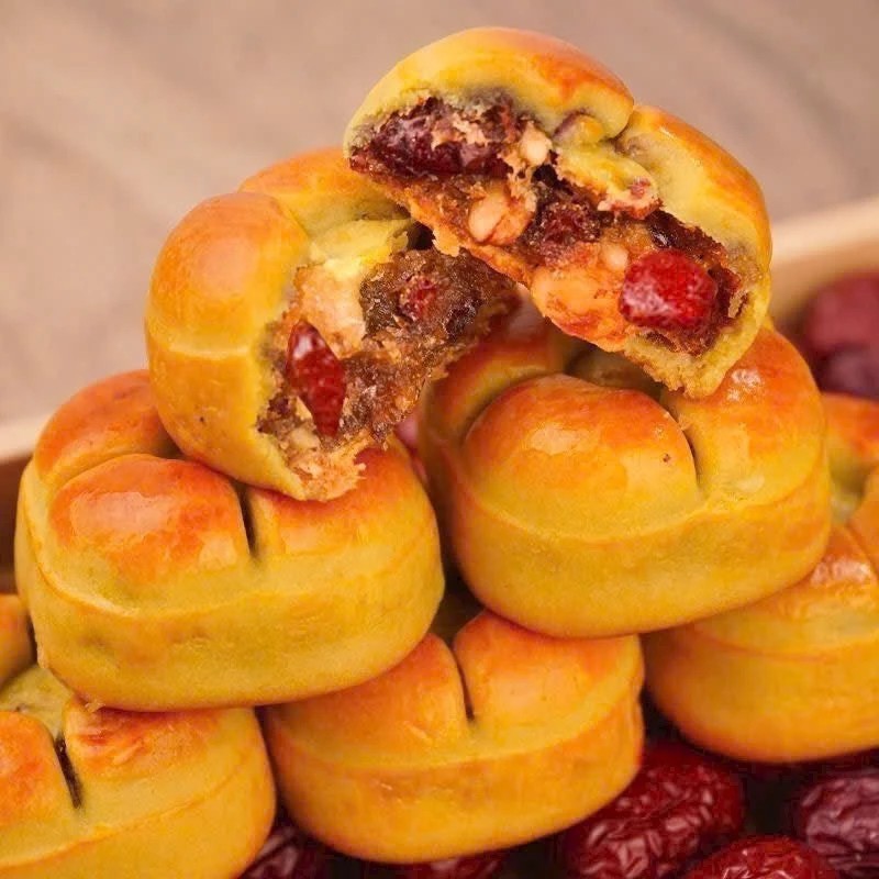 1KG Super Hot Sugar-Free Red Apple, Walnut, Potato and Pea Cake