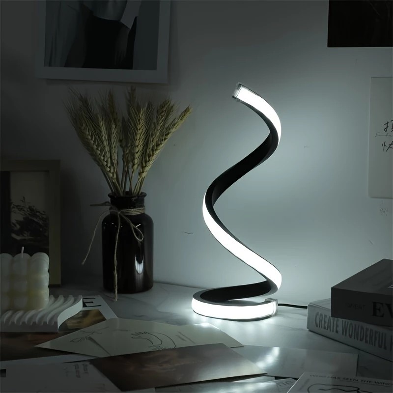 Simple Three-tone Lamp USB Table Lamp Bedroom Table Lamp