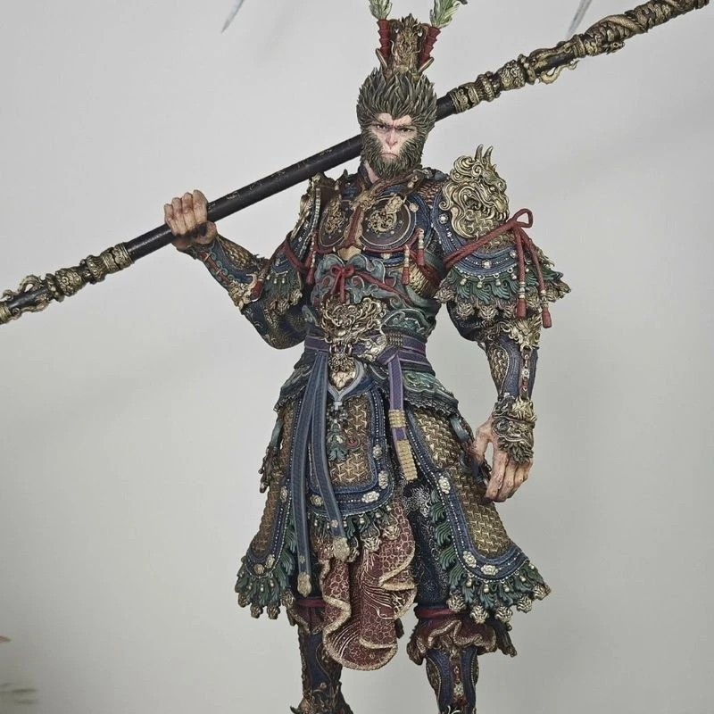 3D Model "Black Myth: Wukong" - Statue of the Mandate of Heaven of Sun Wukong, Legendary Character - Original White Model