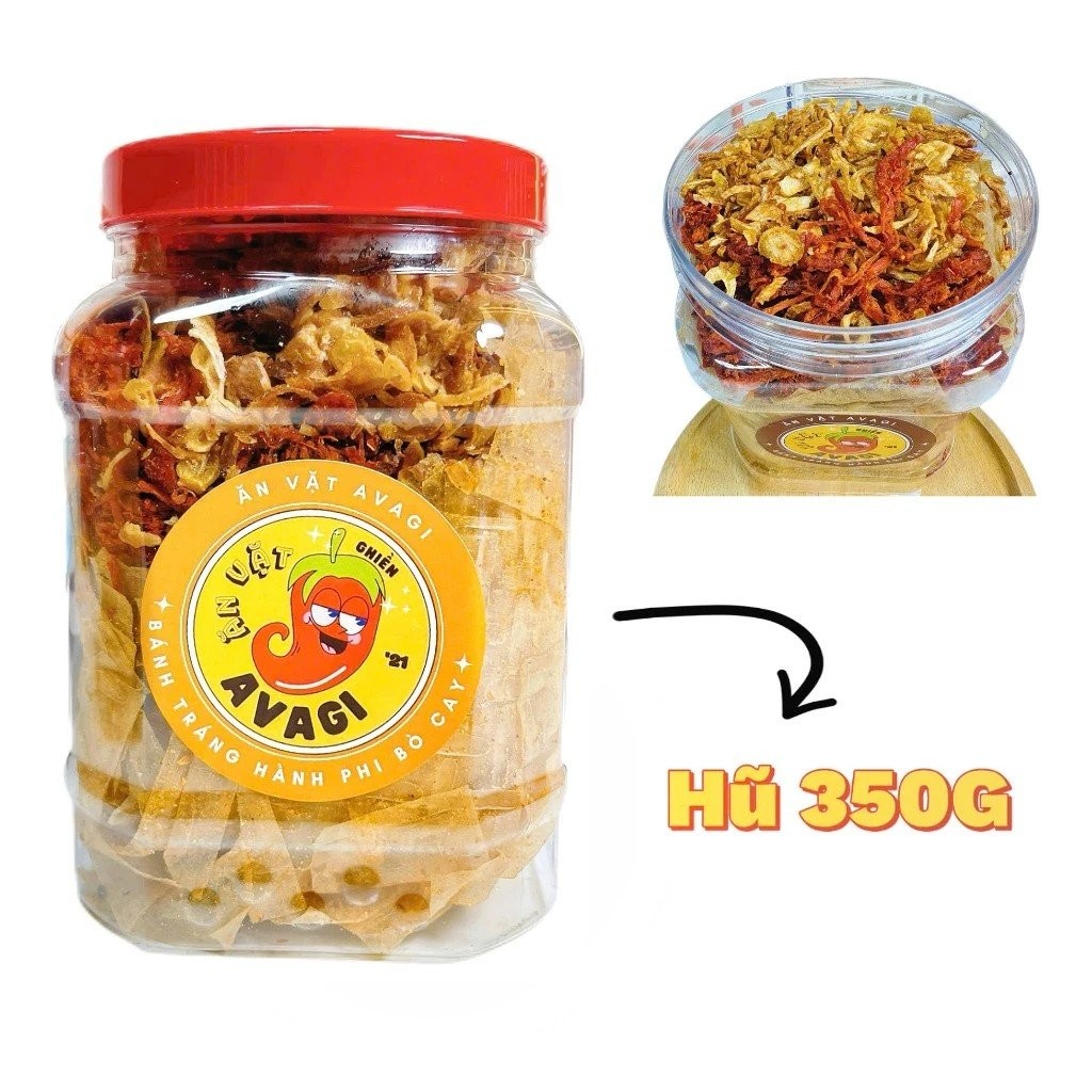 RICE PAPER MIXED WITH FRIED ONIONS - SUPER STICKY SPICY, AVAGI