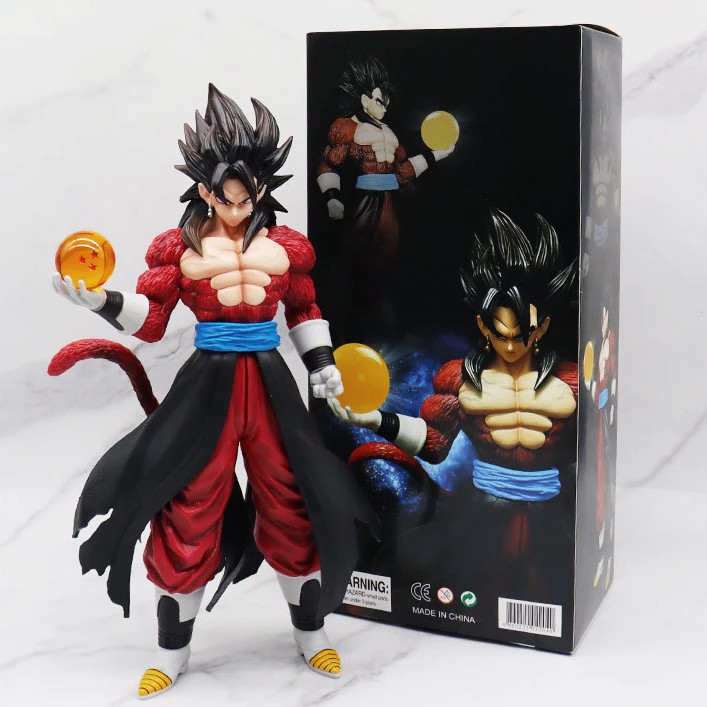 Large Model Vegeta Super Saiyan 4 Figure Vegeta holding Dragon Ball Anime Dragon Ball in 7 Dragon Balls