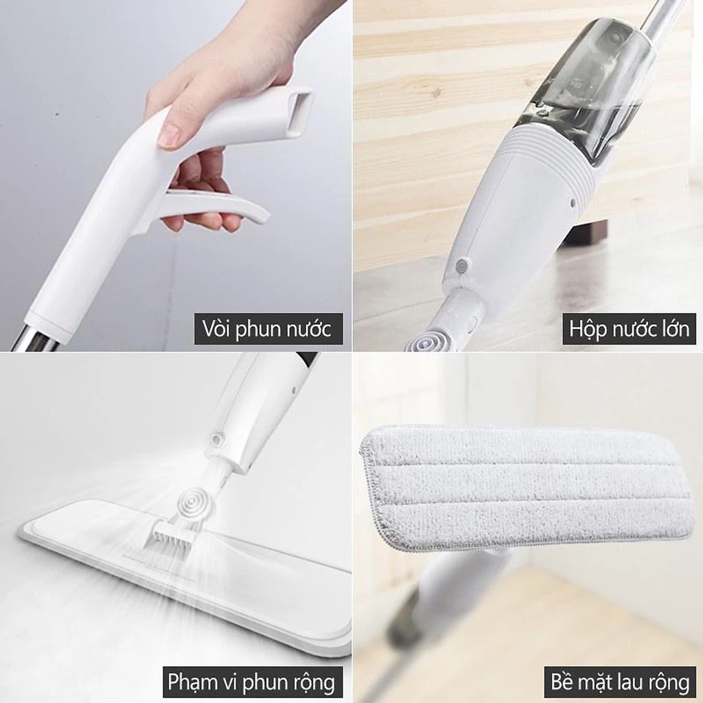 360 Degree Rotating Mist Mop, Smart Mop