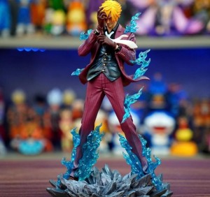Vinsmoke Sanji 模型高 25 厘米 - 配有 LED 线