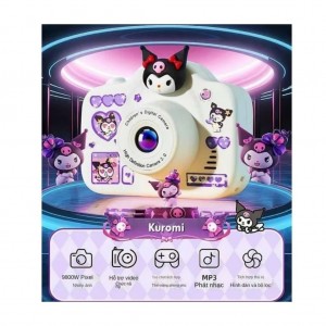 Digital Mini Dual Camera 2000W Pixel High Resolution Kuromi Cinnamoroll Melody