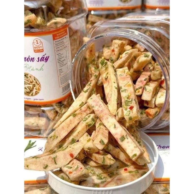 1KG Crispy and Spicy Taro with Fish Sauce and Onions