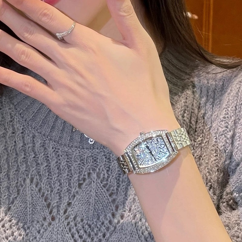 [CILOA]women's fashion quartz bracelet luxury genuine women's wristwatch women's watch waterproof 5878a