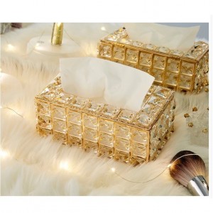 Luxurious Nordic style sparkling crystal studded paper box available