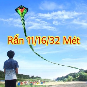 COMBO 1 GET 1 FREE - 11/16/32 METER SNAKE KITE + FREE KITE HOLDER 150 METERS OF STRING
