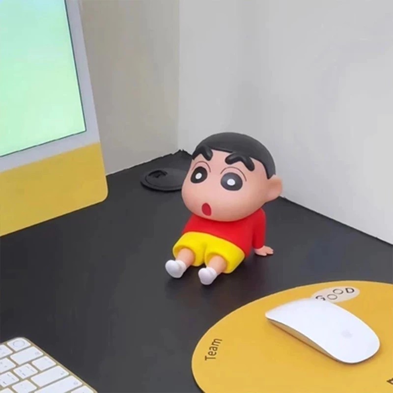 Crayon Shin-chan Mobile Phone Holder，Shin-chan Smartphone Holder，Animation Desktop Ornaments Gifts