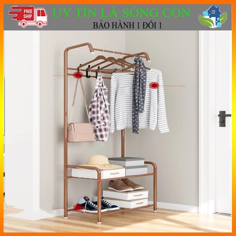 Convenient imported L-shaped clothes rack PIHOUSE