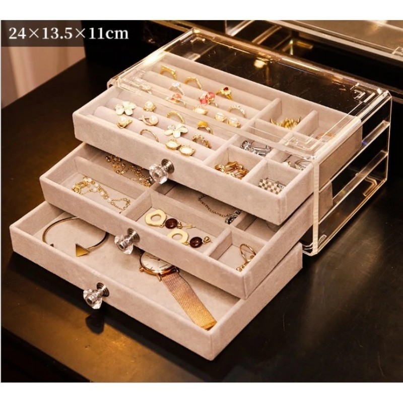 3-tier jewelry shelf, luxury earring box [Shocking price] available