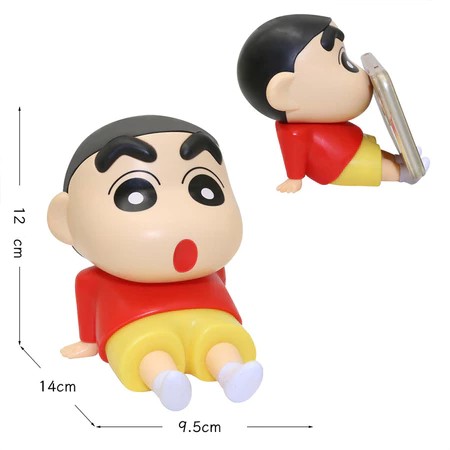 Crayon Shin-chan Mobile Phone Holder，Shin-chan Smartphone Holder，Animation Desktop Ornaments Gifts
