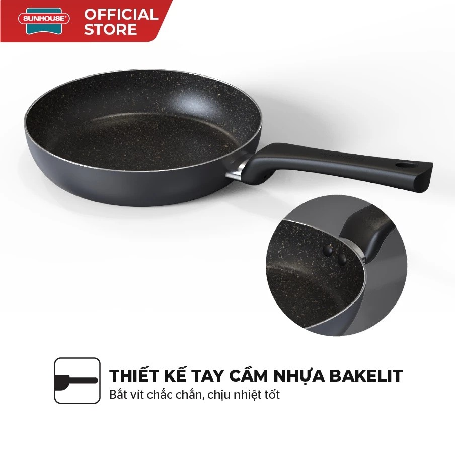 Sunhouse CT Plus NON-INDUCTION non-stick pan - Diameter: 22 CANNOT BE USED ON INDUCTION COOKERS
