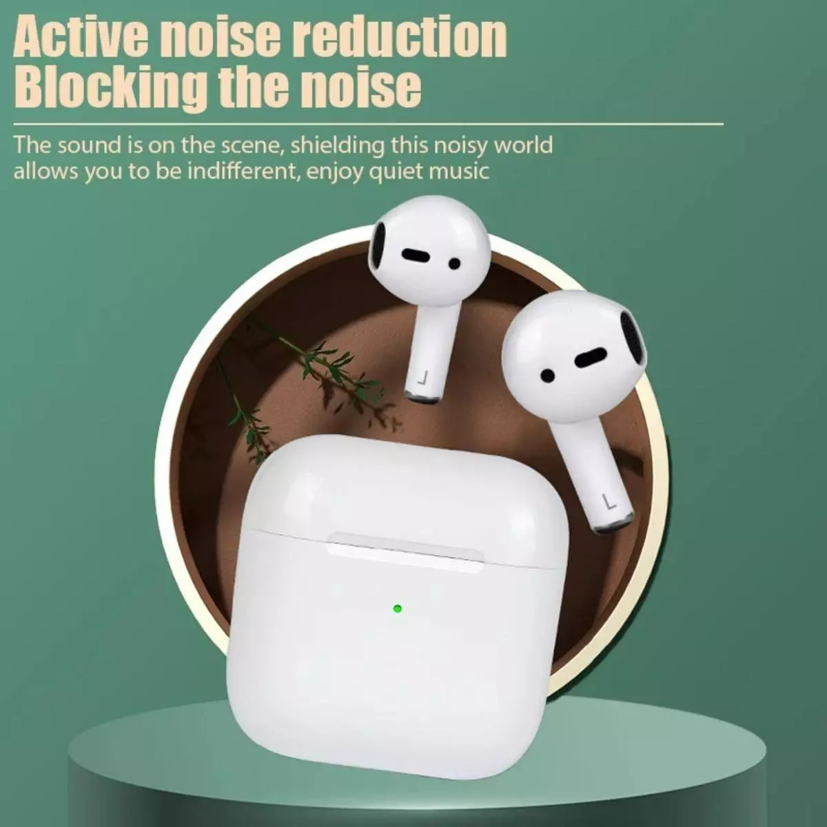 Bluetooth 5.3TWS Pro4 2025 Earphones 9D Stereo Wireless HiFi Headphones with Microphone