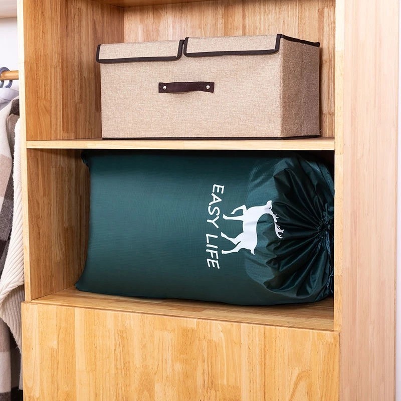 Super large capacity drawstring cloth bag Used to store clothes, blankets, toys and household items with classification and dustproof functions