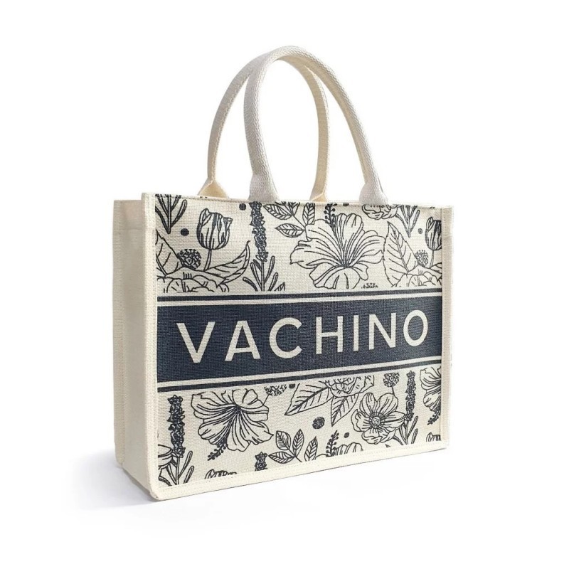 VACHINO - TX038 Vintage beach bag, travel straw bag, cool floral pattern, environmentally friendly. 12 month warranty