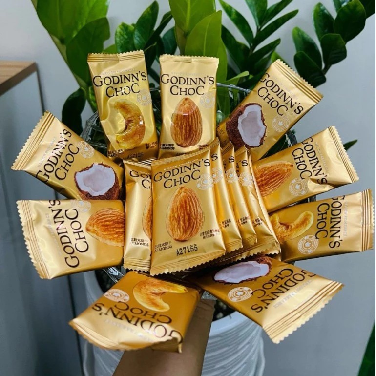 Godinn 350g nutritious mixed almond, cashew and coconut cookies