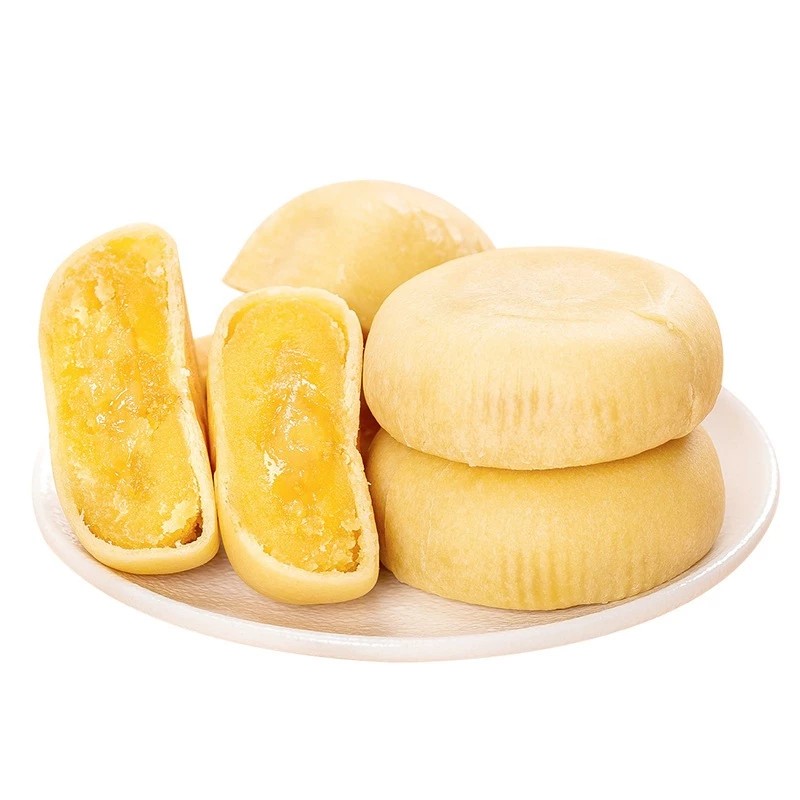 Mango Mochi Cake with Distinctive Flavor, Soft, Delicious, Lightly Sweet with Mango Flavor