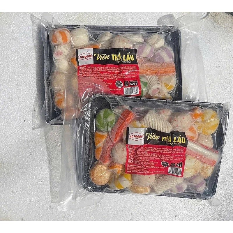 LCFOODS 10 in 1 mixed hot pot 500g (express delivery in HCMC)