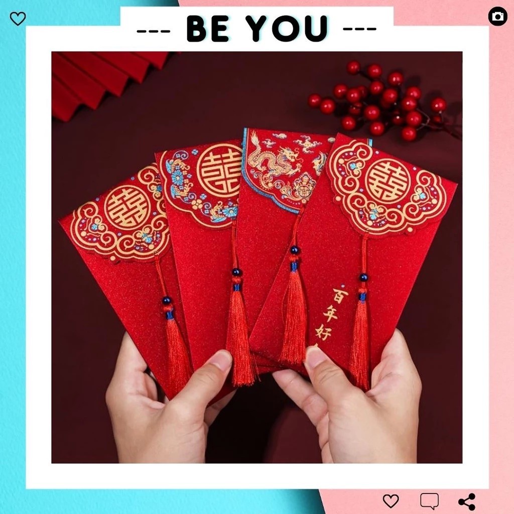 Luxury New Year Red Envelopes, Suitable for Weddings/Gifts - BEYOU