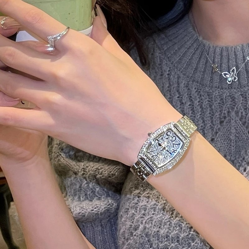 [CILOA]women's fashion quartz bracelet luxury genuine women's wristwatch women's watch waterproof 5878a