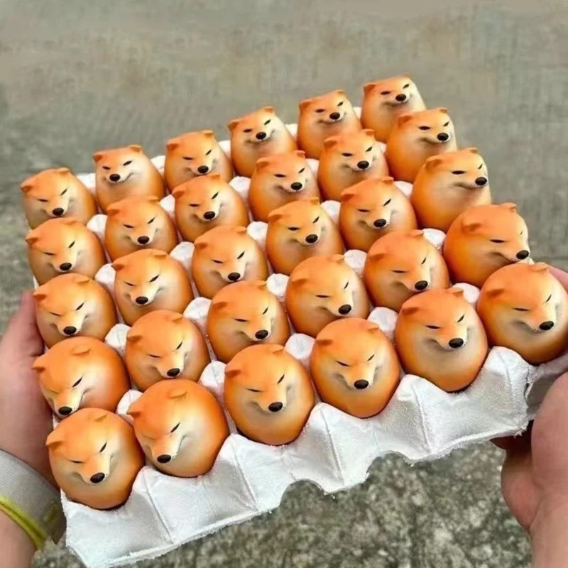 Squeeze Shiba Inu Pinch Squeezable Toy Adorable Stress Relief Toy Office Support