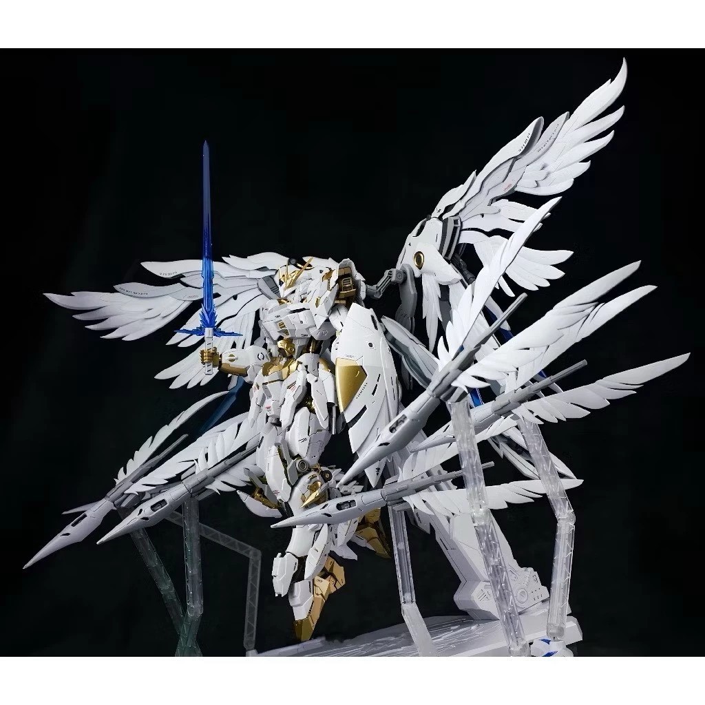 OBERON MECHA 1/100 ASSEMBLY MODEL (FREE BONUS EFFECT FEATHER, GOLDEN RUNNER, BASE, WATER DECAL)