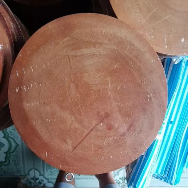 18CM ROUND WOODEN CUTTING BOARD NATURAL WOOD 🍀 18CM ROUND CUTTING BOARD