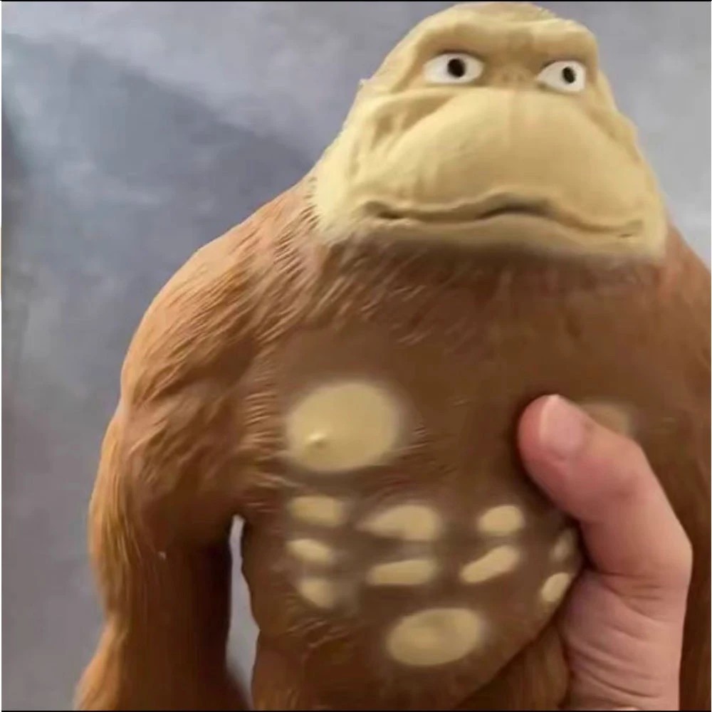 Elastic Monkey, Elastic Orangutan Stress Relief Toy made of soft rubber