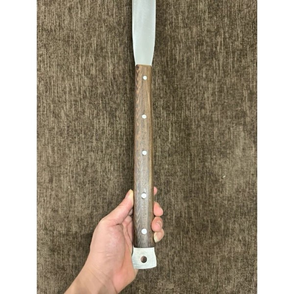 Machete, tree cleaver, garden knife, stainless steel SUPAP ship, ebony handle with solid steel handle