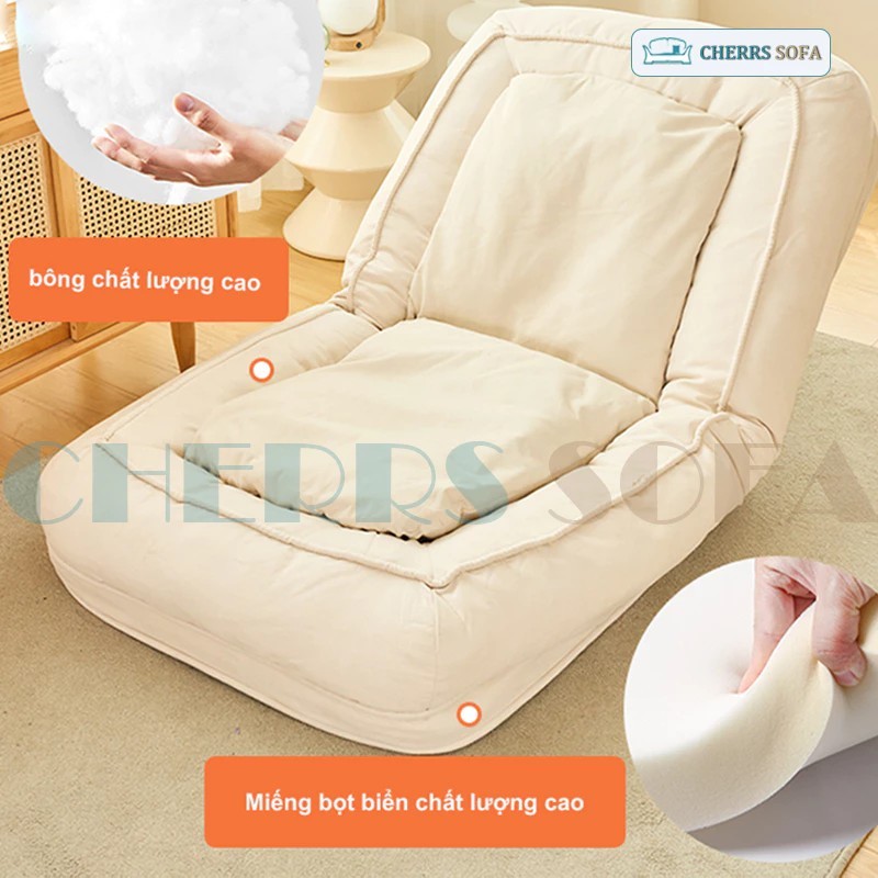 Same best-selling product on Tiktok Tatami lazy sofa, Can lie down or sit, can adjust 5 angles