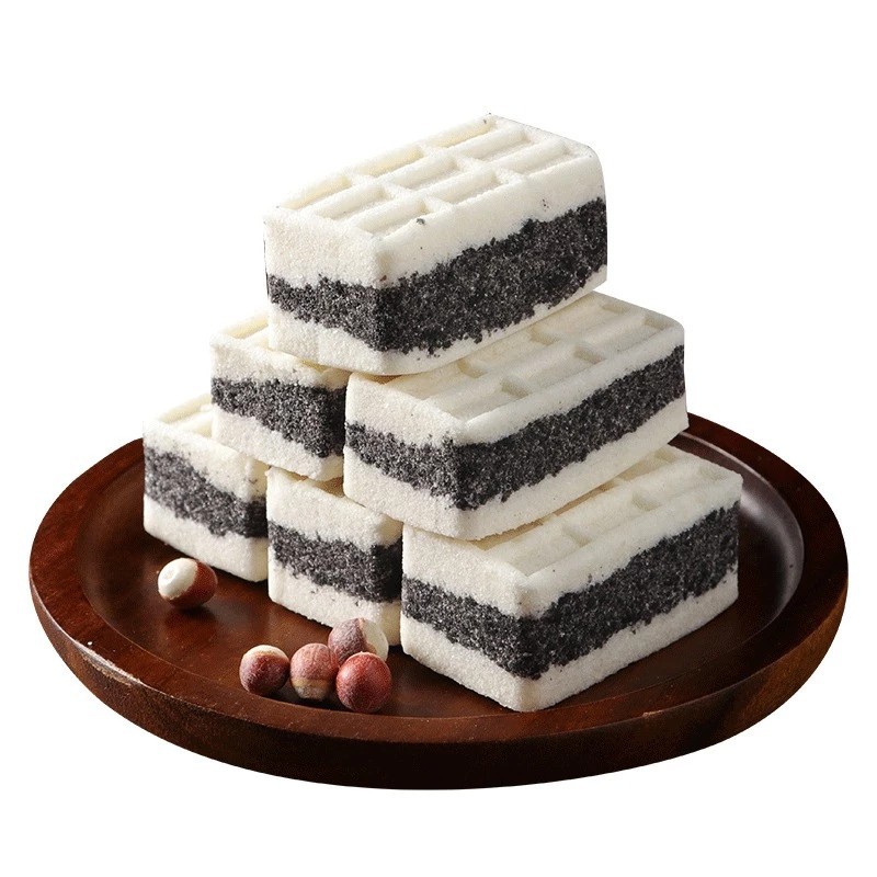 Northwest black rice cake has low sugar content, no preservatives, made from whole grain flour, good for health.
