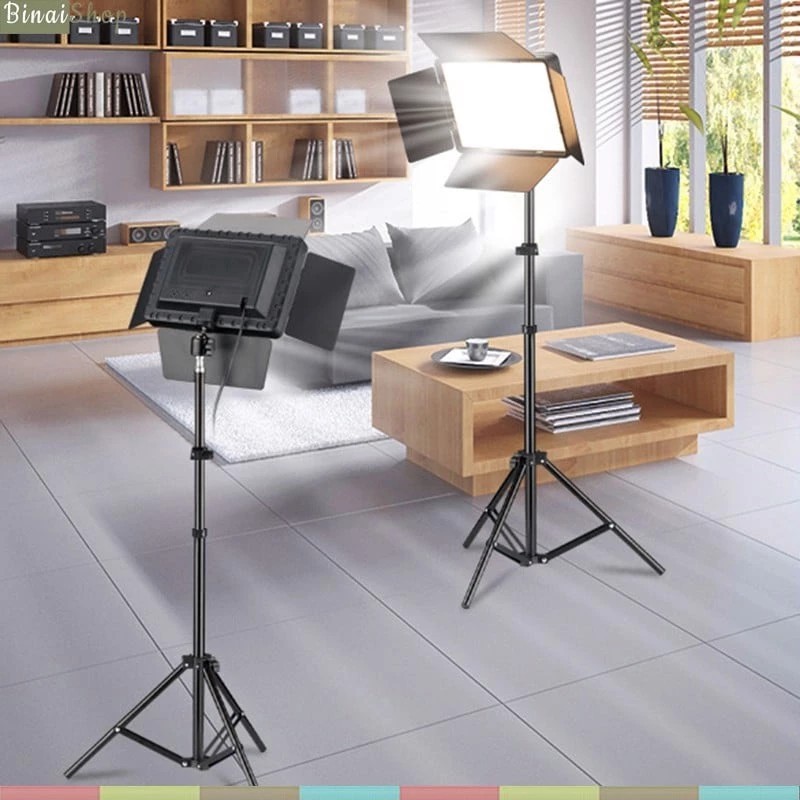RL-1800 Light - Barndoor LED Light for Filming, Small Studios, Livestream