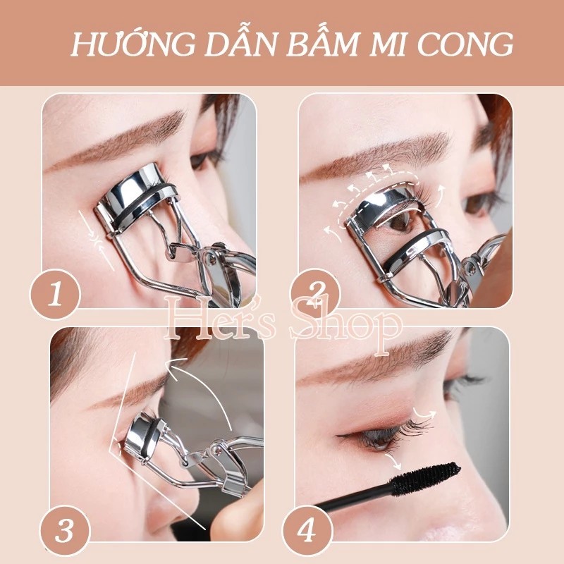 Super Curly Pink Eyelash Curler Classic Style - Easy-to-Use Eyelash Curler That Doesn't Cause Eyelash Loss or Pain