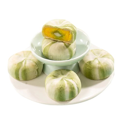 Matcha Green Bean Mochi Cake is Lightly Sweet, Soft and Easy to Eat Filling