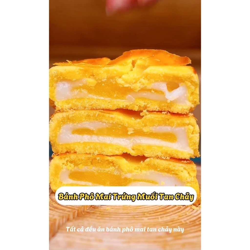 Delicious, Lightly Sweet, Easy-to-Eat Salted Egg Cheesecake, Suitable For The Whole Family