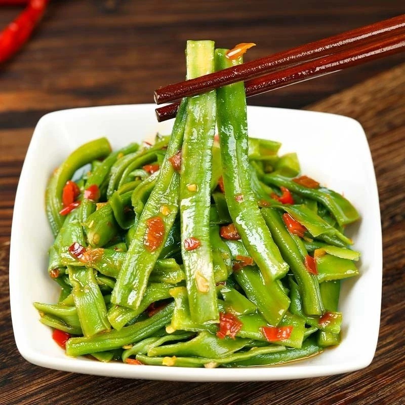 Dried Tien Vua Vegetables (Young green, crispy, sweet, rich in fiber) - Grade 1, vacuum packed