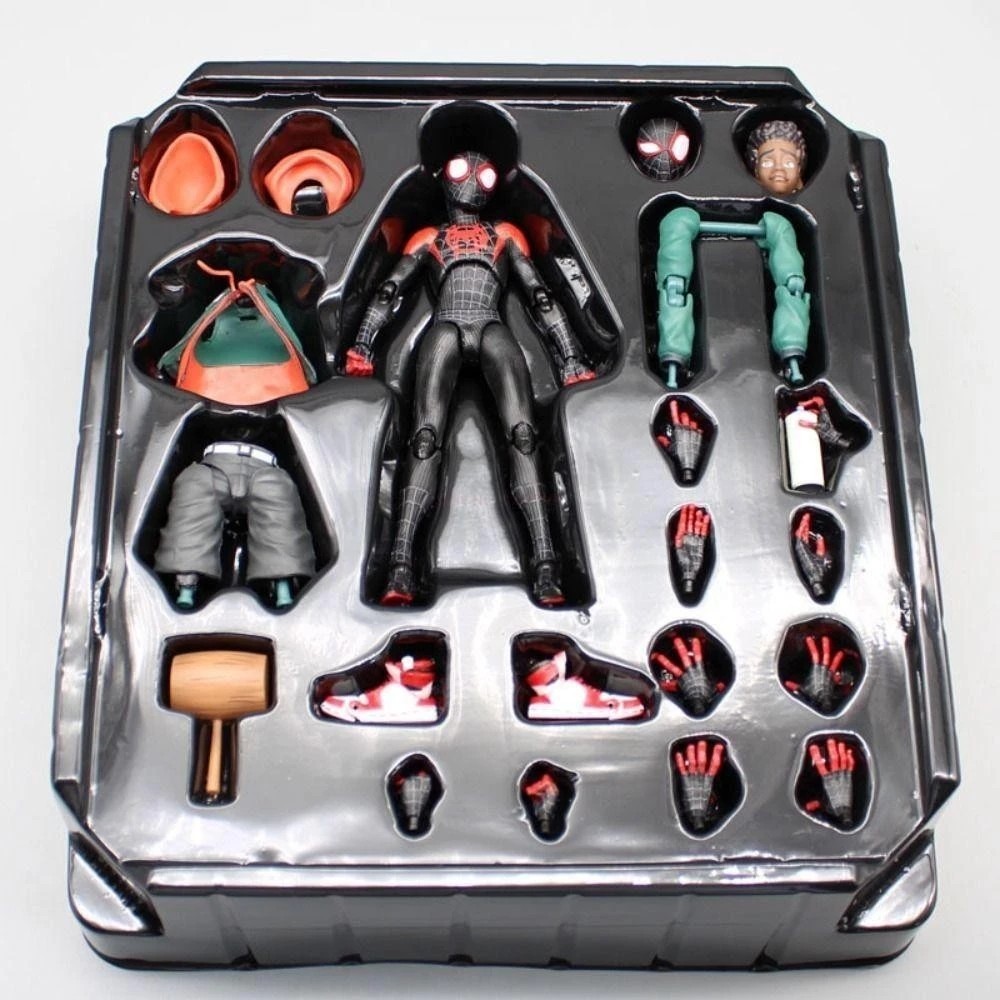 Alison Miles Anime Action Figure, Crossover Spider-Man PVC Spider-Man Figure, Statue Movable Joints Marvel Superhero